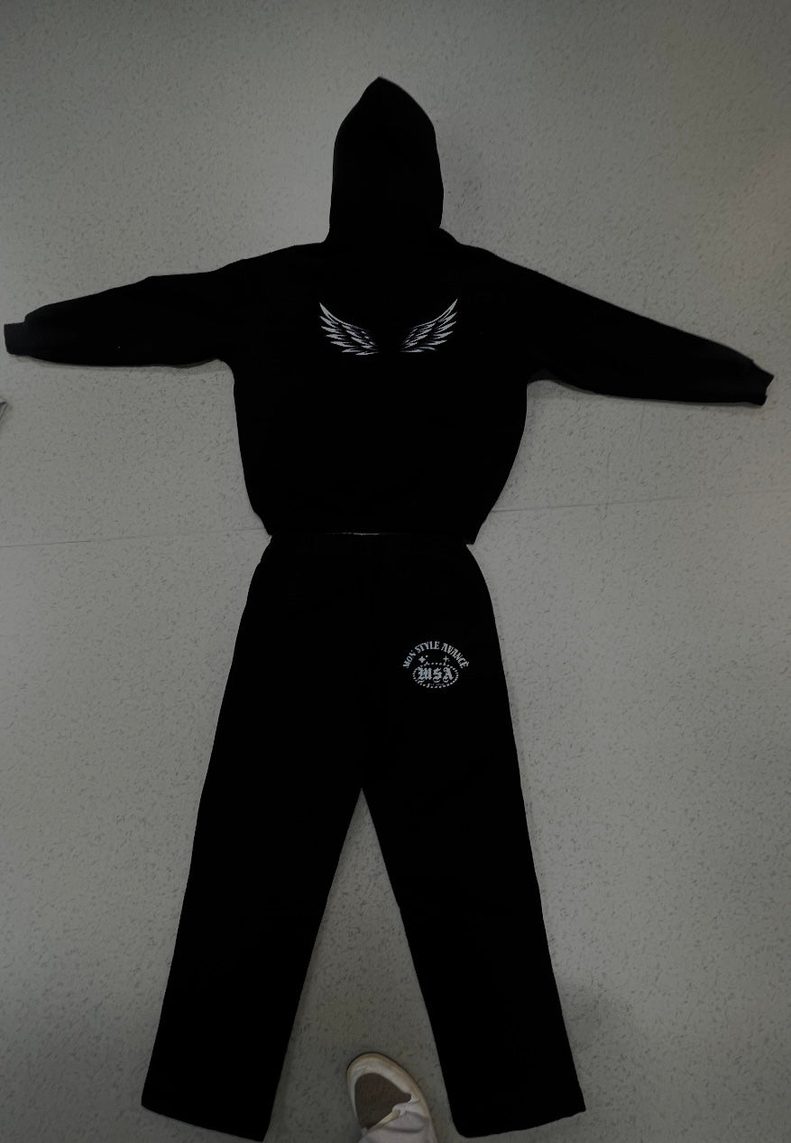 MSA JOGGING SET (BLACK)